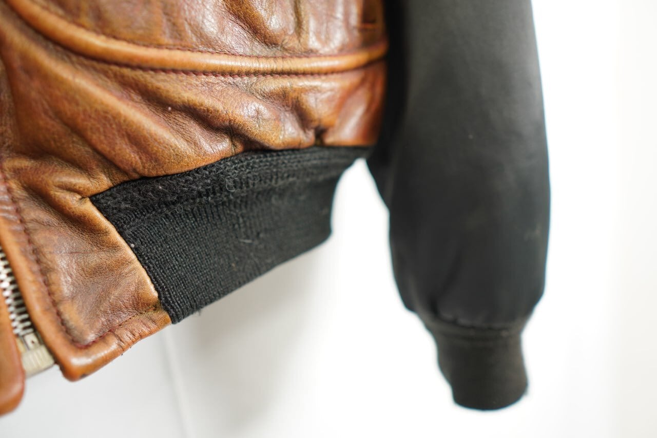 60s【ALBINO GARDIN】leather changing fabric jacket | No.star GiC 60s【ALBINO GARDIN】leather changing fabric jacket | No.star GiC
