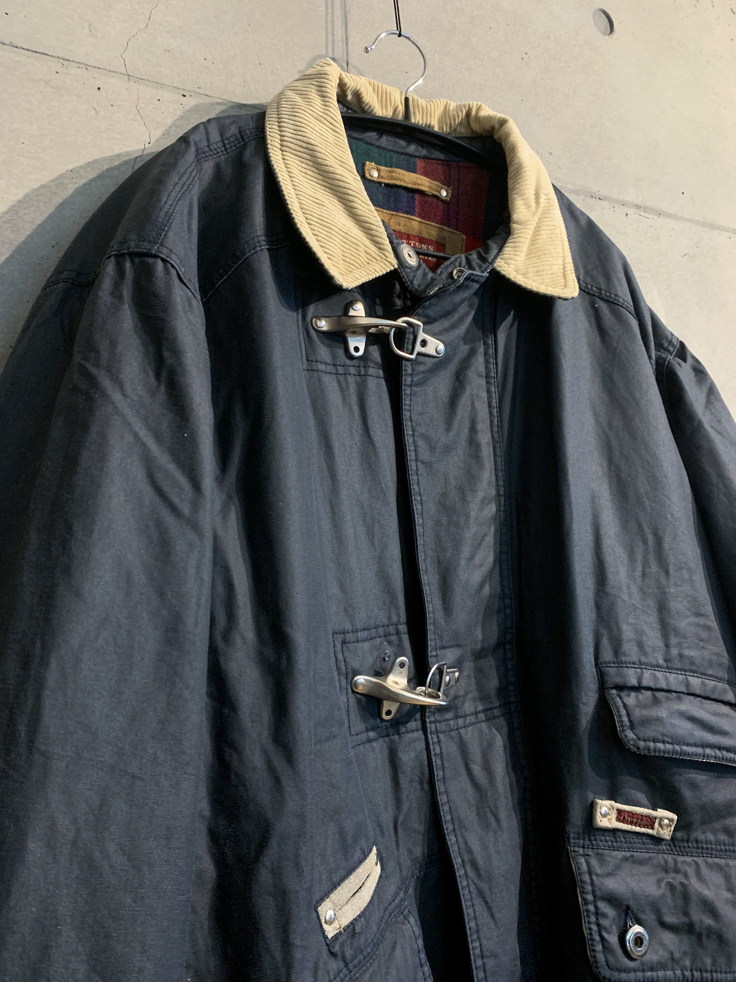 90〜00's COTTON'S INDUSTRIES Fireman Jacket Black | regnbage 90〜00's COTTON'S INDUSTRIES Fireman Jacket Black | regnbage
