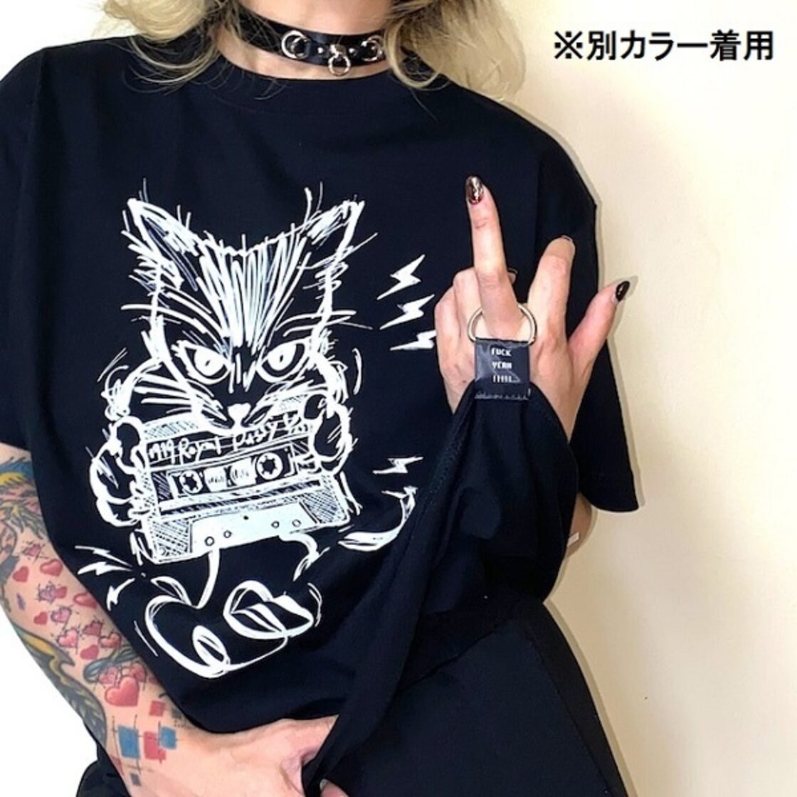 Rec by Royal Pussy / レック バイ ロイヤルプッシー「TAPE CAT TEE 