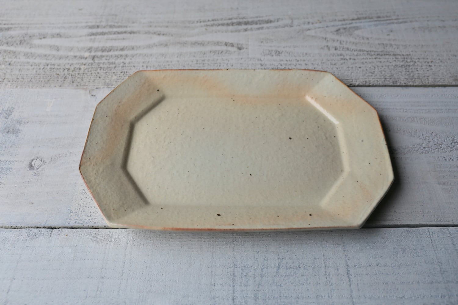 鉄散 八角プレート 大 | 古谷製陶所