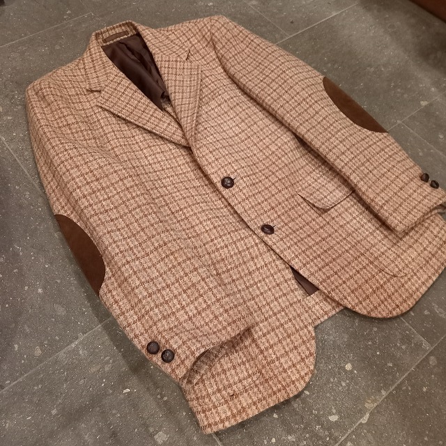 ツイードテーラードジャケット used [101041]