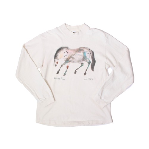 CarolGrigg 90sVintage PaintHorse LongT-Shirt
