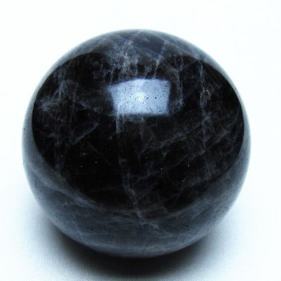 モリオン 黒水晶 丸玉 59mm 一点物 151-9445