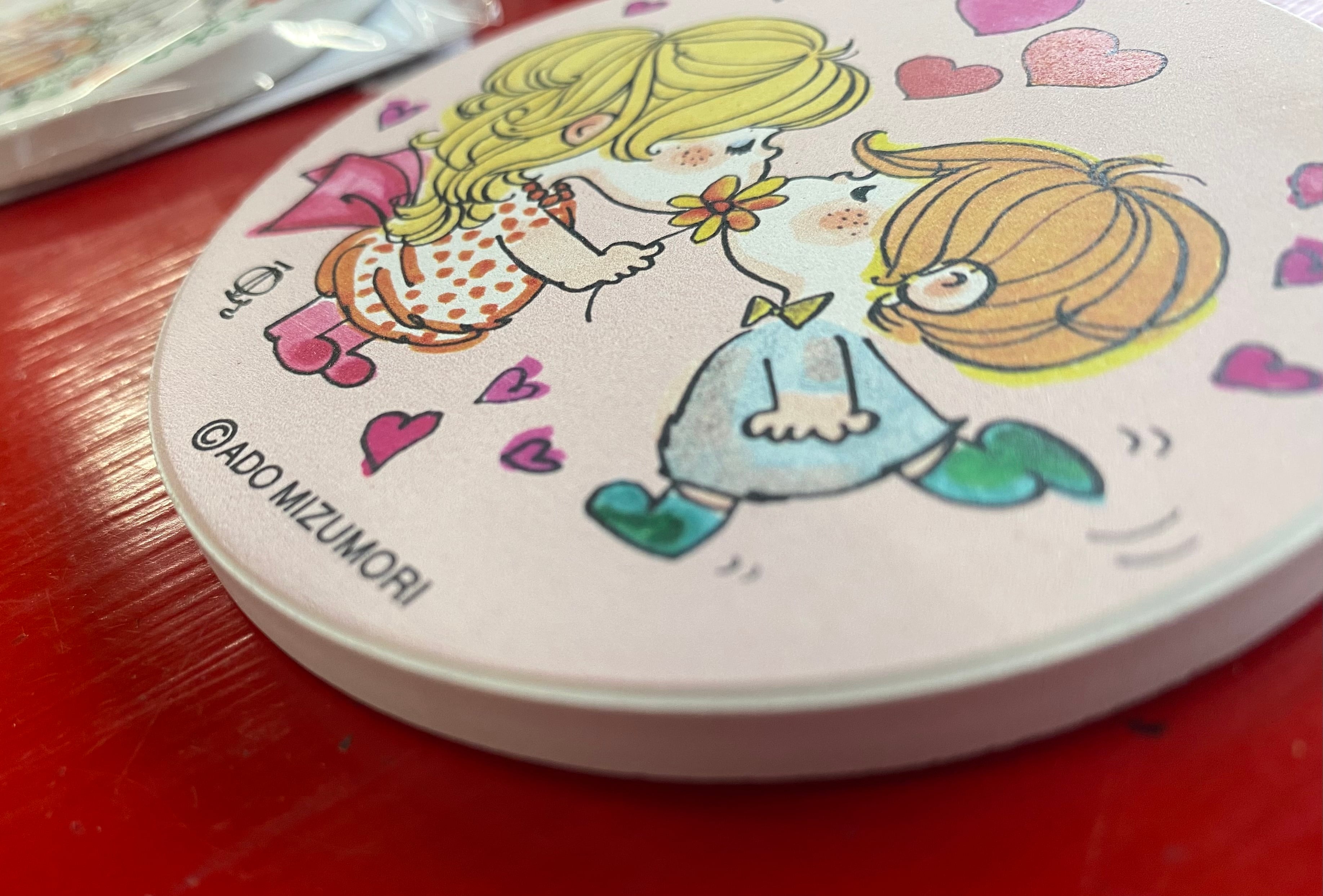 水森亜土 「吸水コースター」 | 水森亜土のおもちゃ箱画廊 official