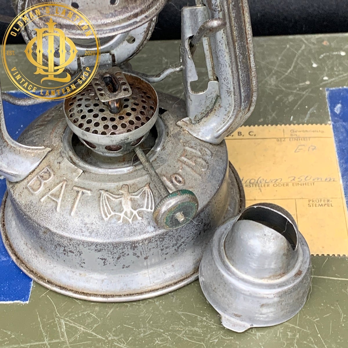 BAT 155 1930's 極小ランタン ドイツ製 | Oldman's lantern