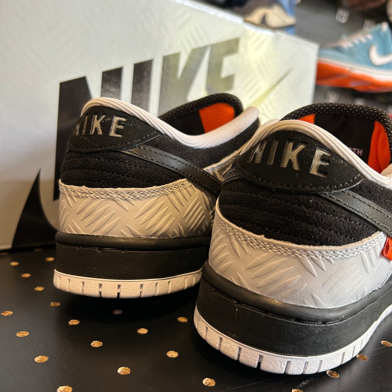 TIGHTBOOTH × Nike SB Dunk Low Pro QS "Black and White" SP BOX US8/26cm