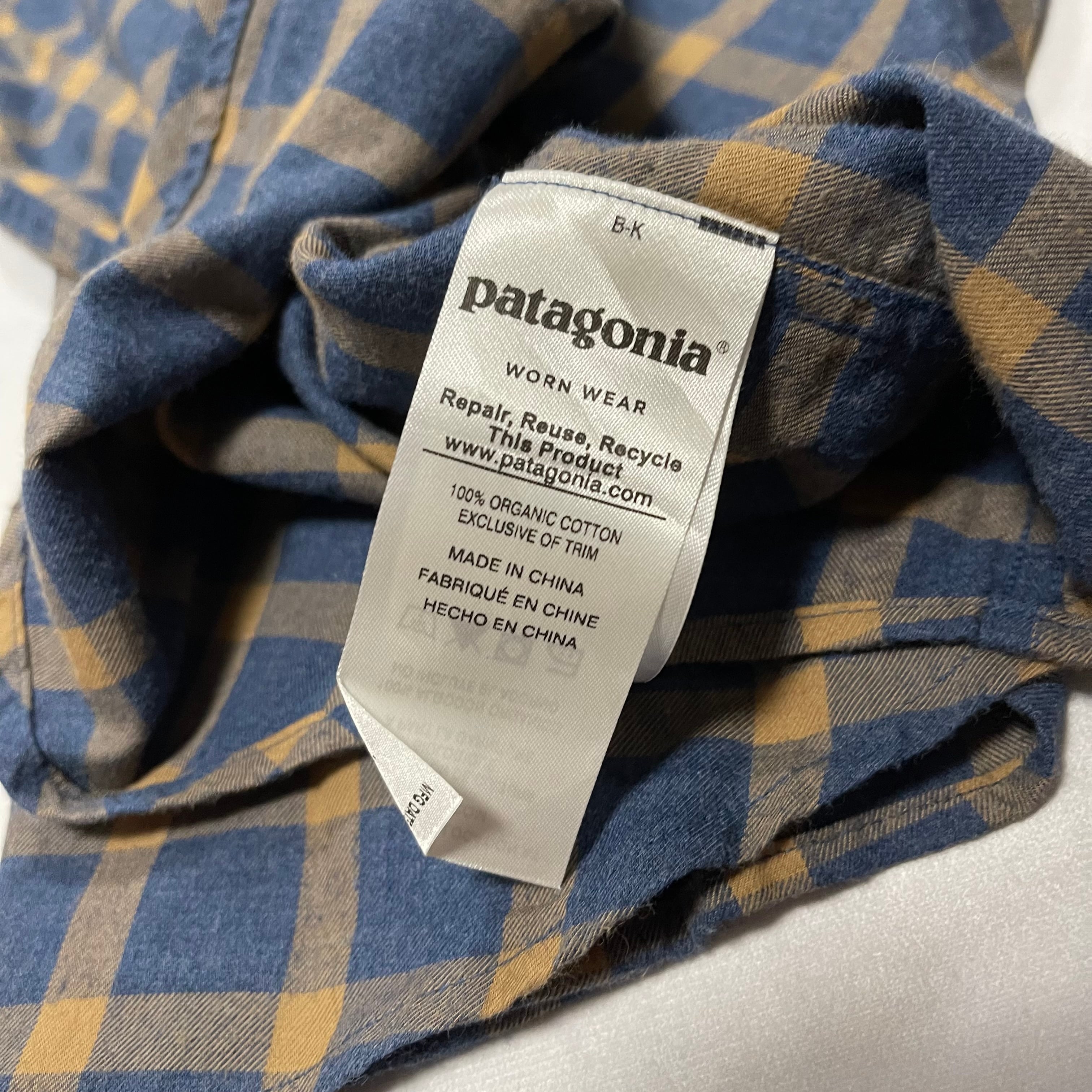 Patagonia 長袖シャツ XLサイズ チェック