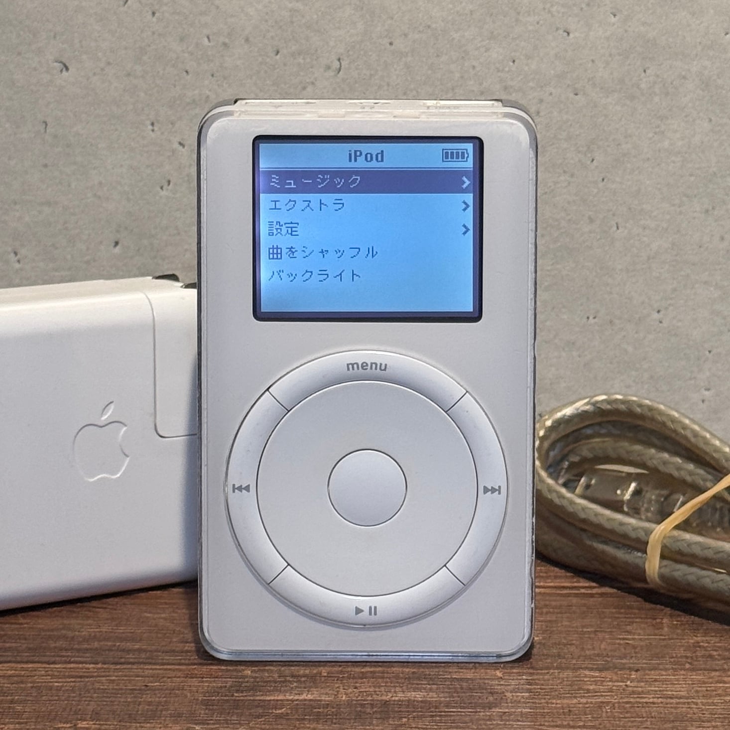 完動美品】Apple 第2世代 iPod 10GB 箱付 新品バッテリー交換済み