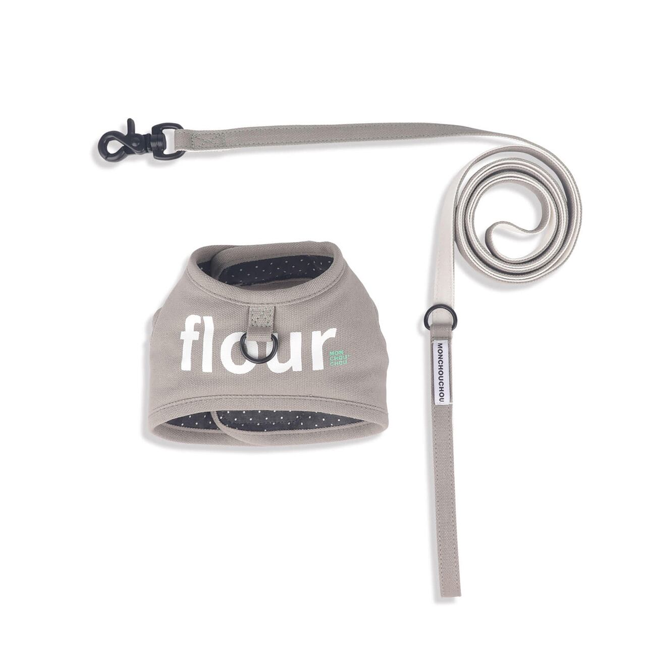 Flour Cotton Harness Set Gray / monchouchou