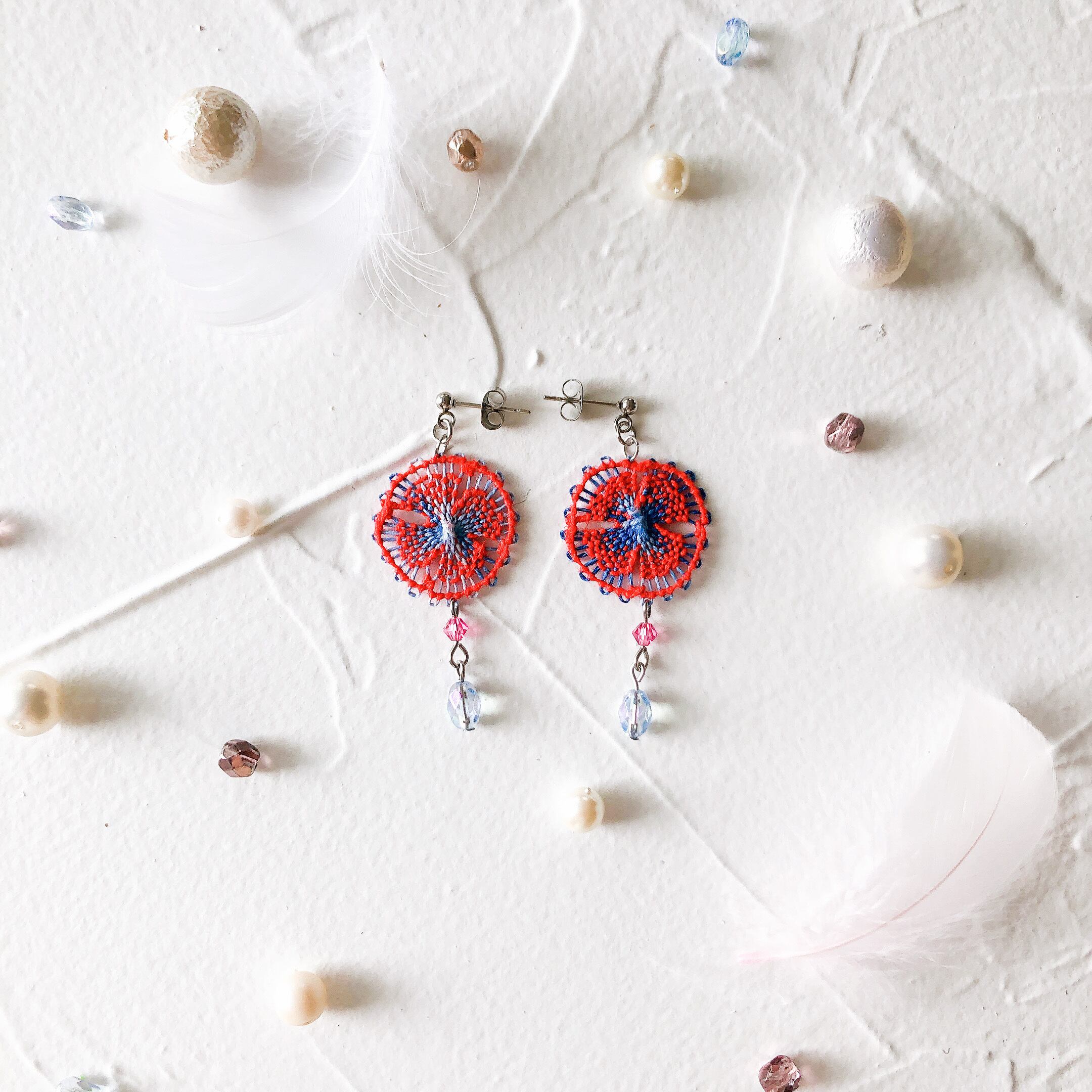 【シンプルなパンジー】pierce ☽