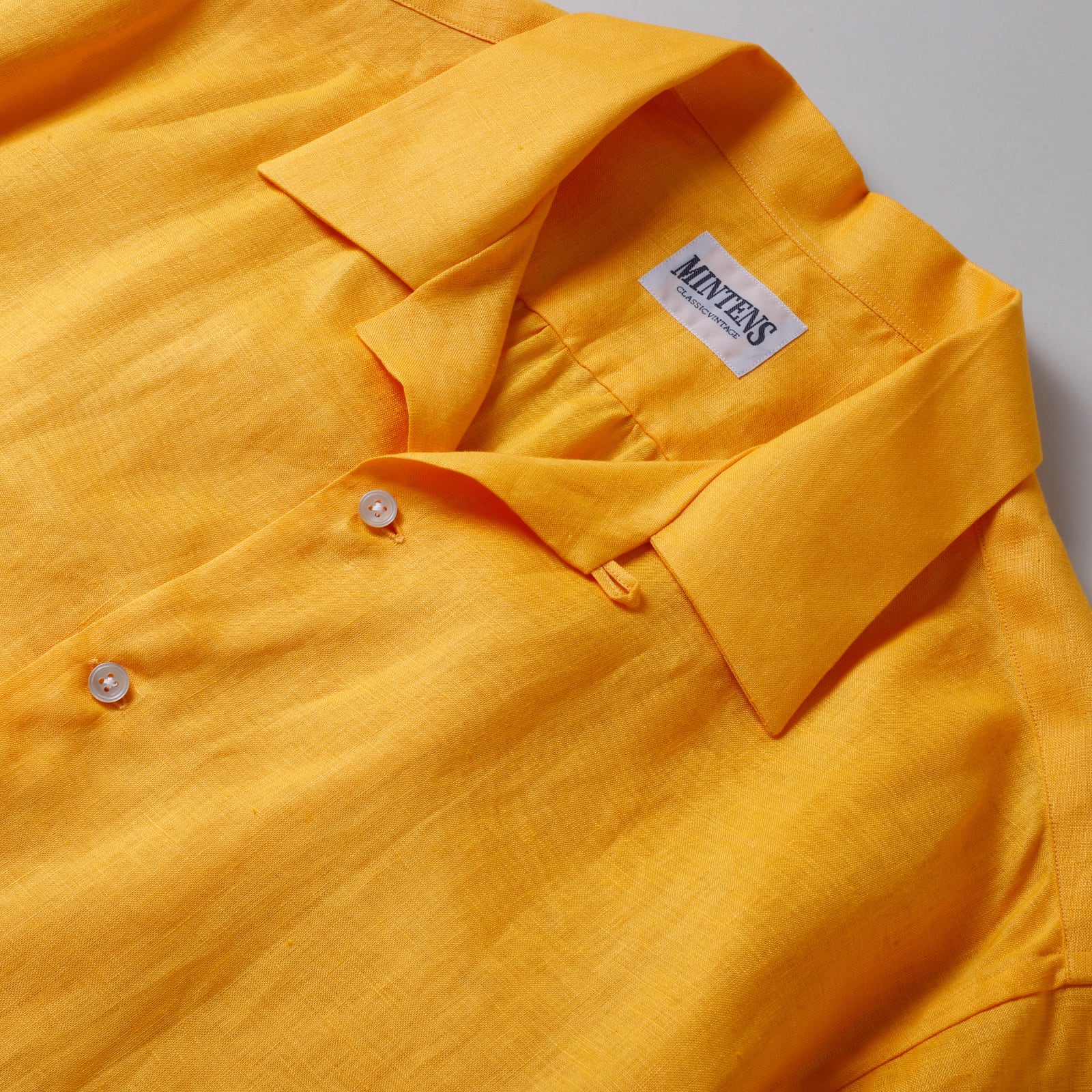新品】MINTENS 1950s vintage linen shirts made in Italian fabrics