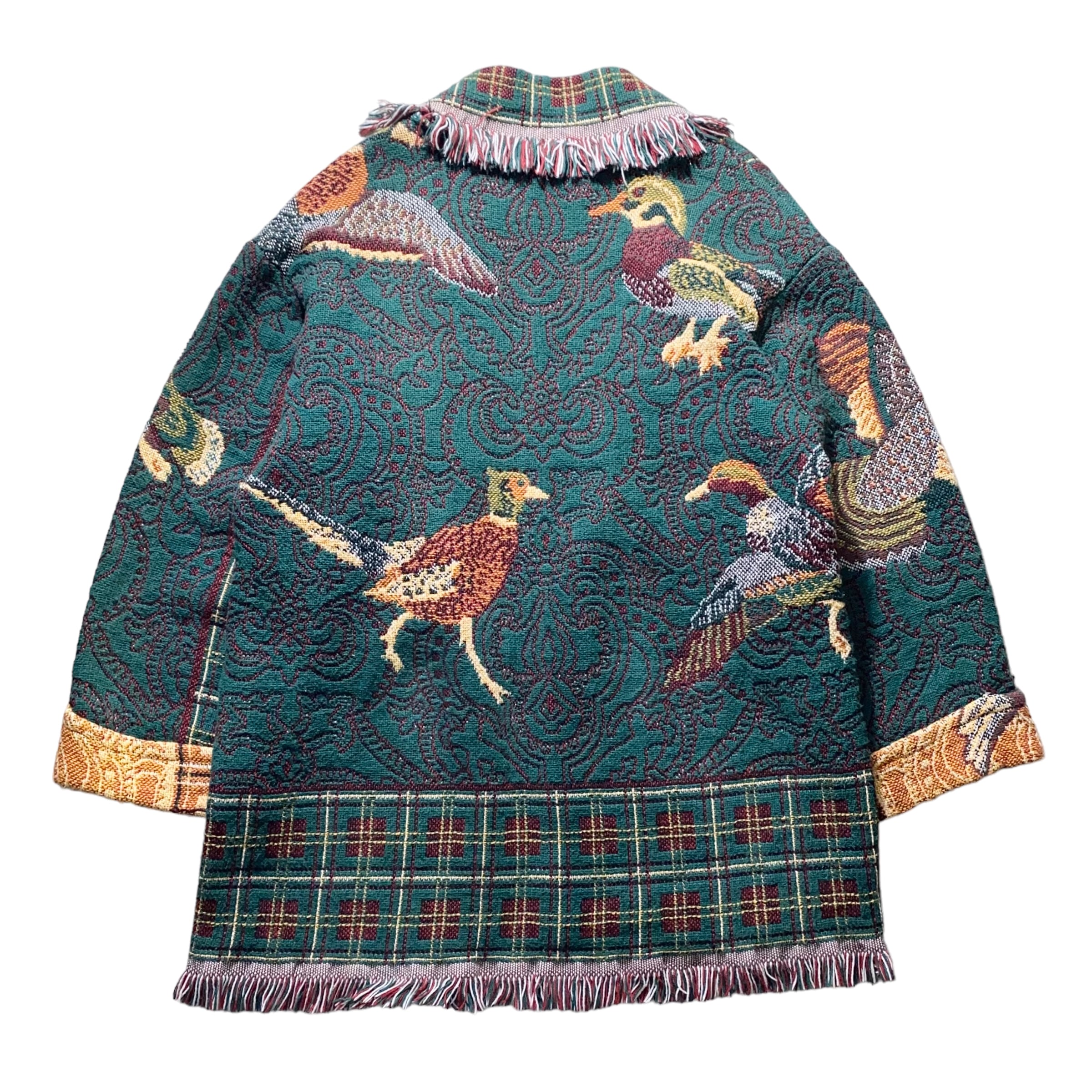 vintage GOODWIN WEAVERS blanket tapestry cardigan jacket | NOIR ONLINE