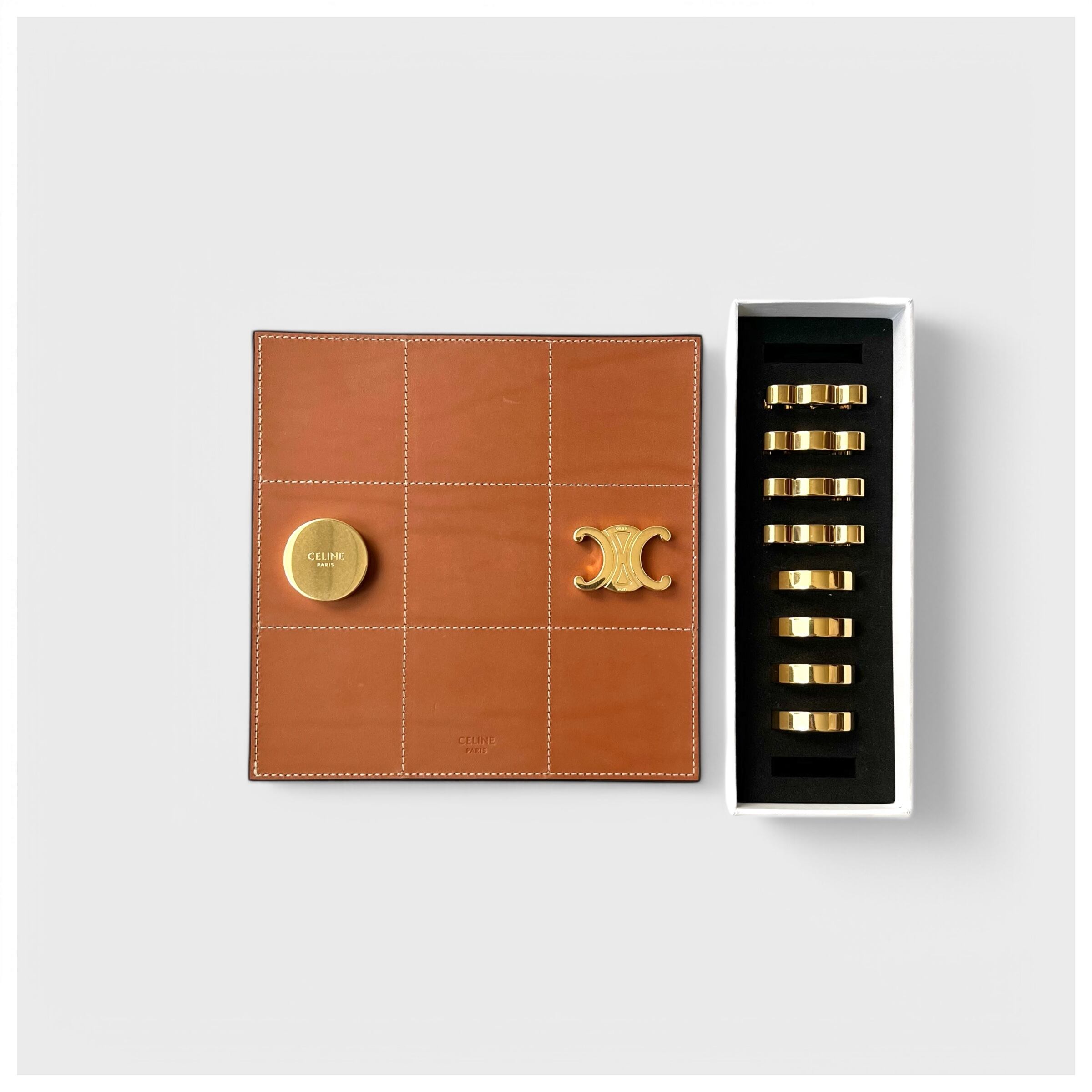 美品 セリーヌ ティックタックトゥー トリオンフ ボードゲーム インテリア CELINE セリーヌ ティックタックトゥー ボードゲーム インテリア