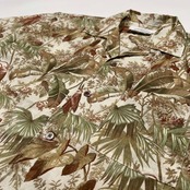 green label relaxing UNITED ARROWS ミュールズ染織美術館 グリーンレーベルリラクシング 開襟 オープンカラー 半袖シャツ サイズ S