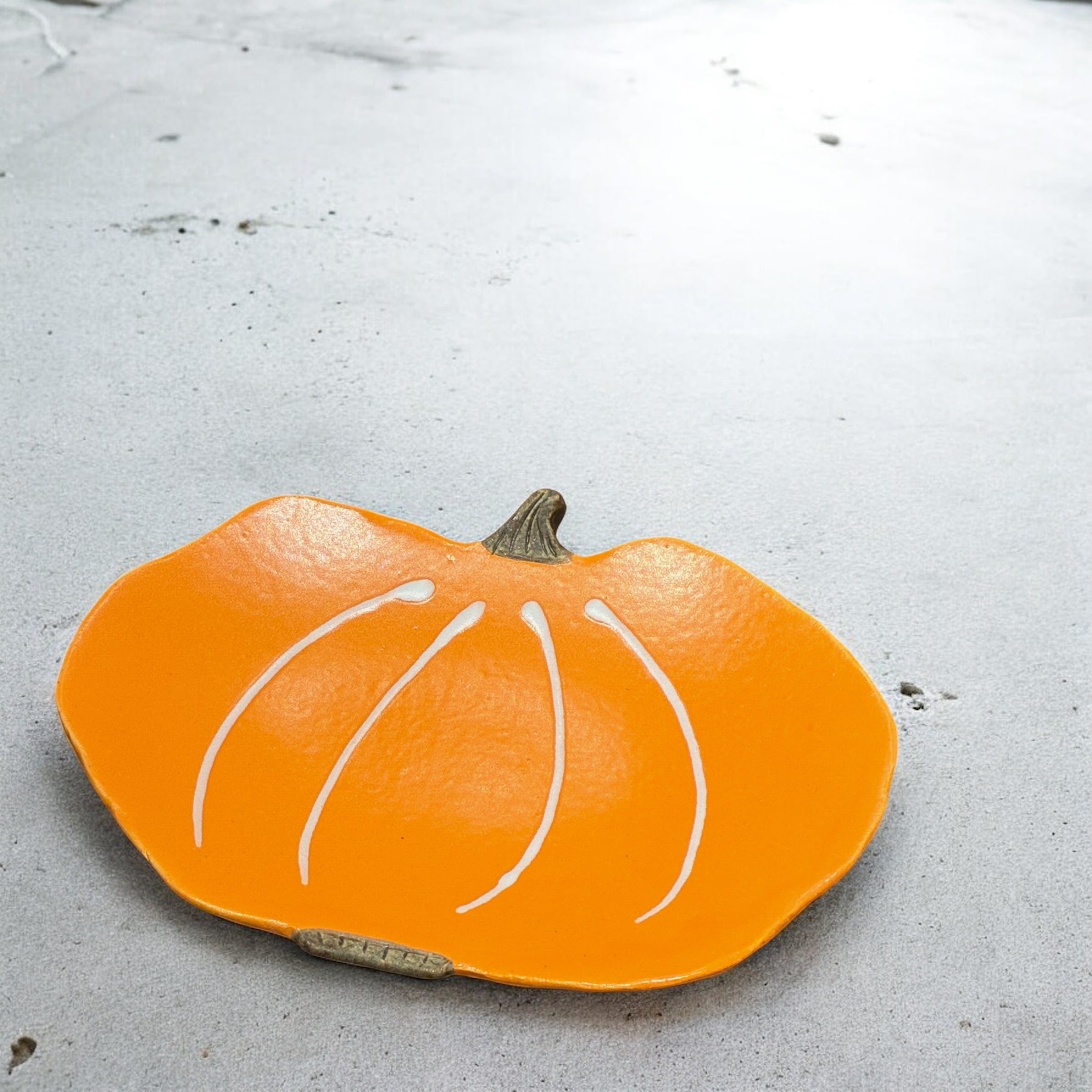 25秋】小皿 (幅20cm)セイヨウカボチャ | TSUNE;田中恒子の器