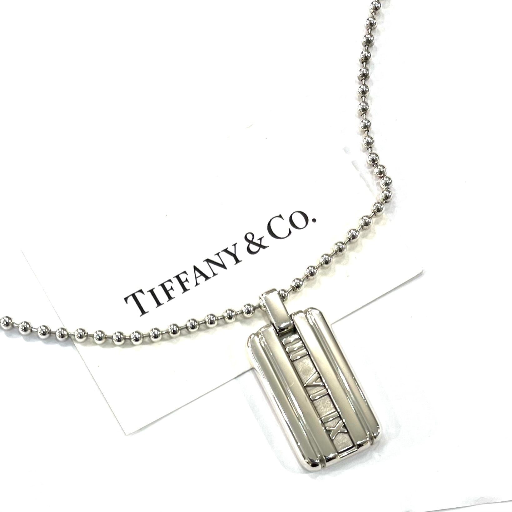 TIFFANY & Co.】T2796 ティファニー アトラス バー ネックレス SV925