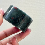 ブラッドストーン*シリンダー*天然石台座*0807*天然石インテリア*置き物