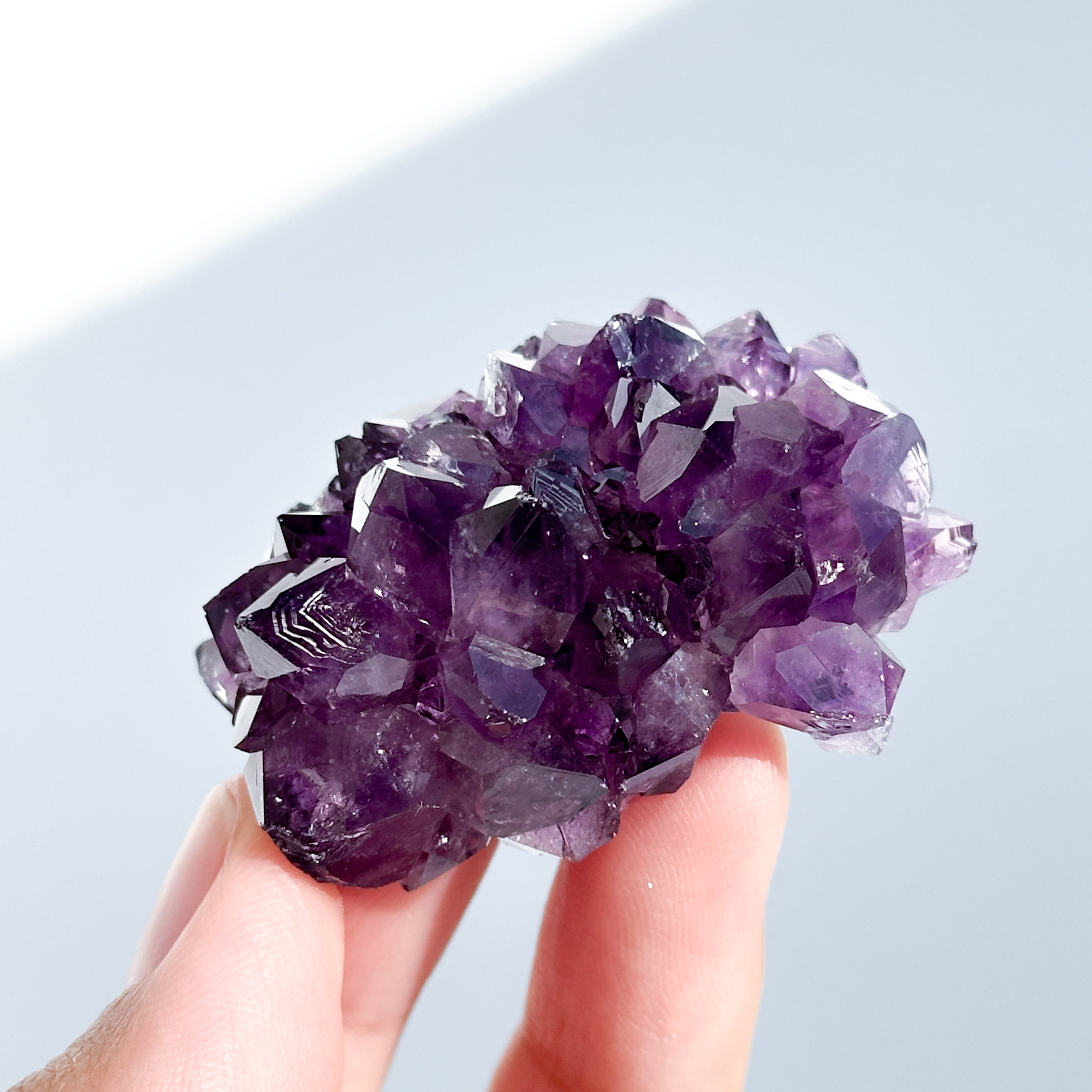 天使の指紋◎ウルグアイ産フラワーアメジスト 原石61◇ Flower