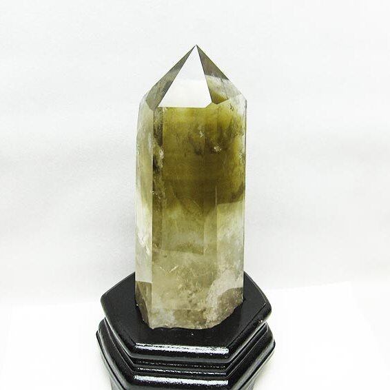 シトリン 六角柱 シトリンクォーツ 台座付属 一点物 152-2892