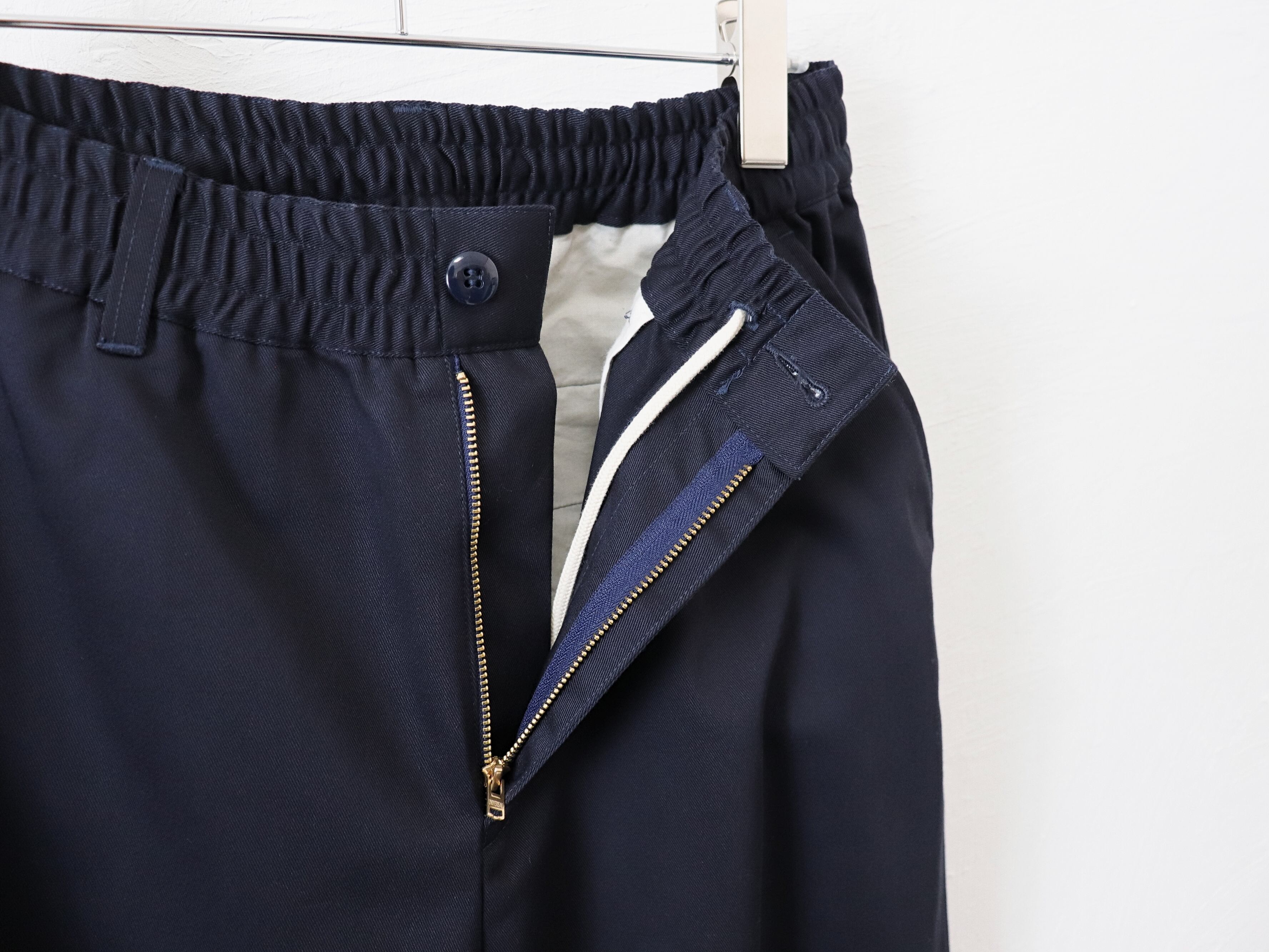 have a good day / T/C RELAX TROUSER PANTS - NAVY ハブアグッドデイ