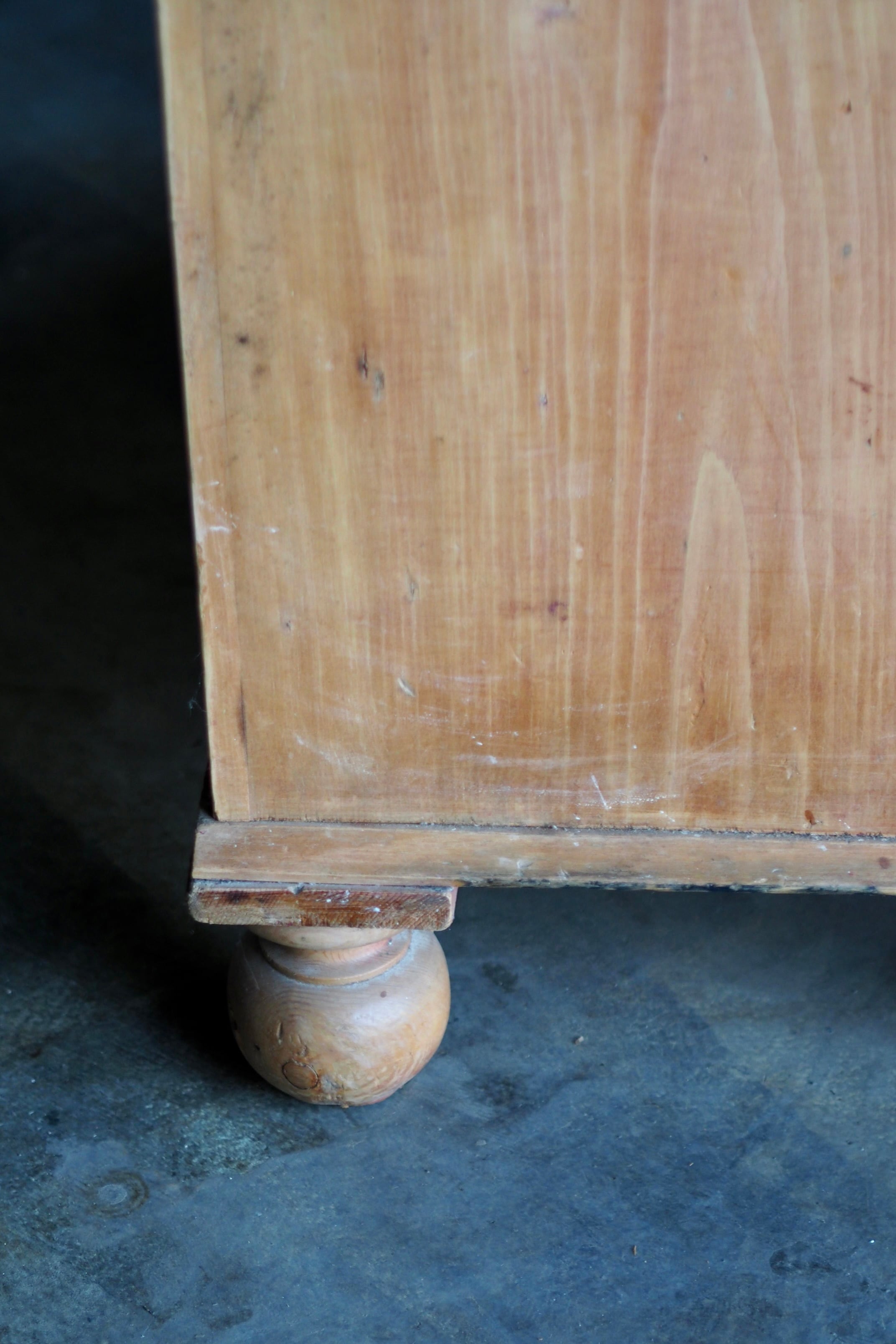 オールドパインチェスト-antique pine chest of drawers