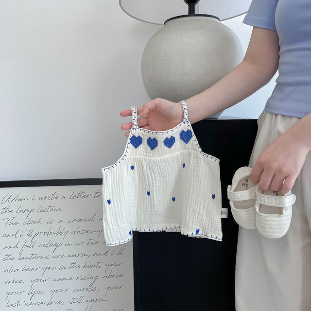 【BABY】ハート柄キャミソール