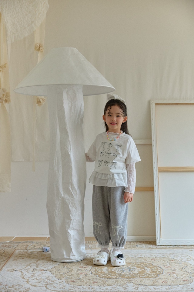 【1/26〆予約】<berryberry> Ribbon short sleeve T