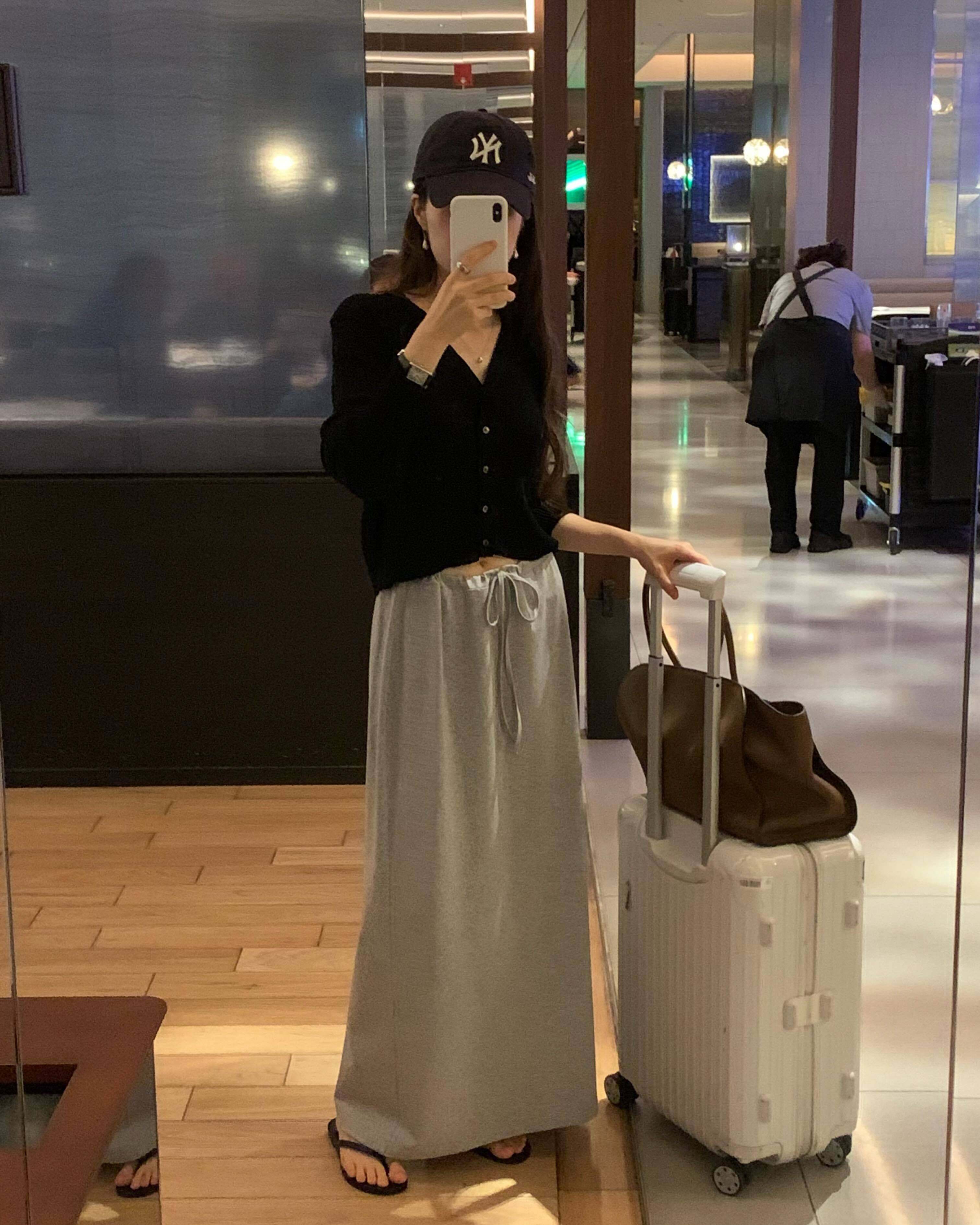 (予約) ounce / Airy Maxi Skirt / 4color