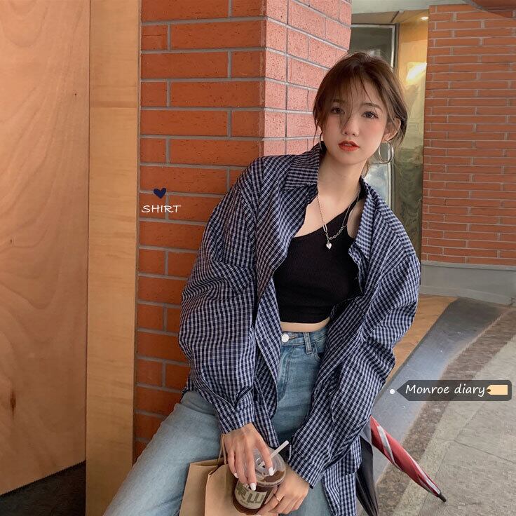 ルーズロングシャツ サマーショートバックカジュアルトップス 夏物 モンロー53336285212