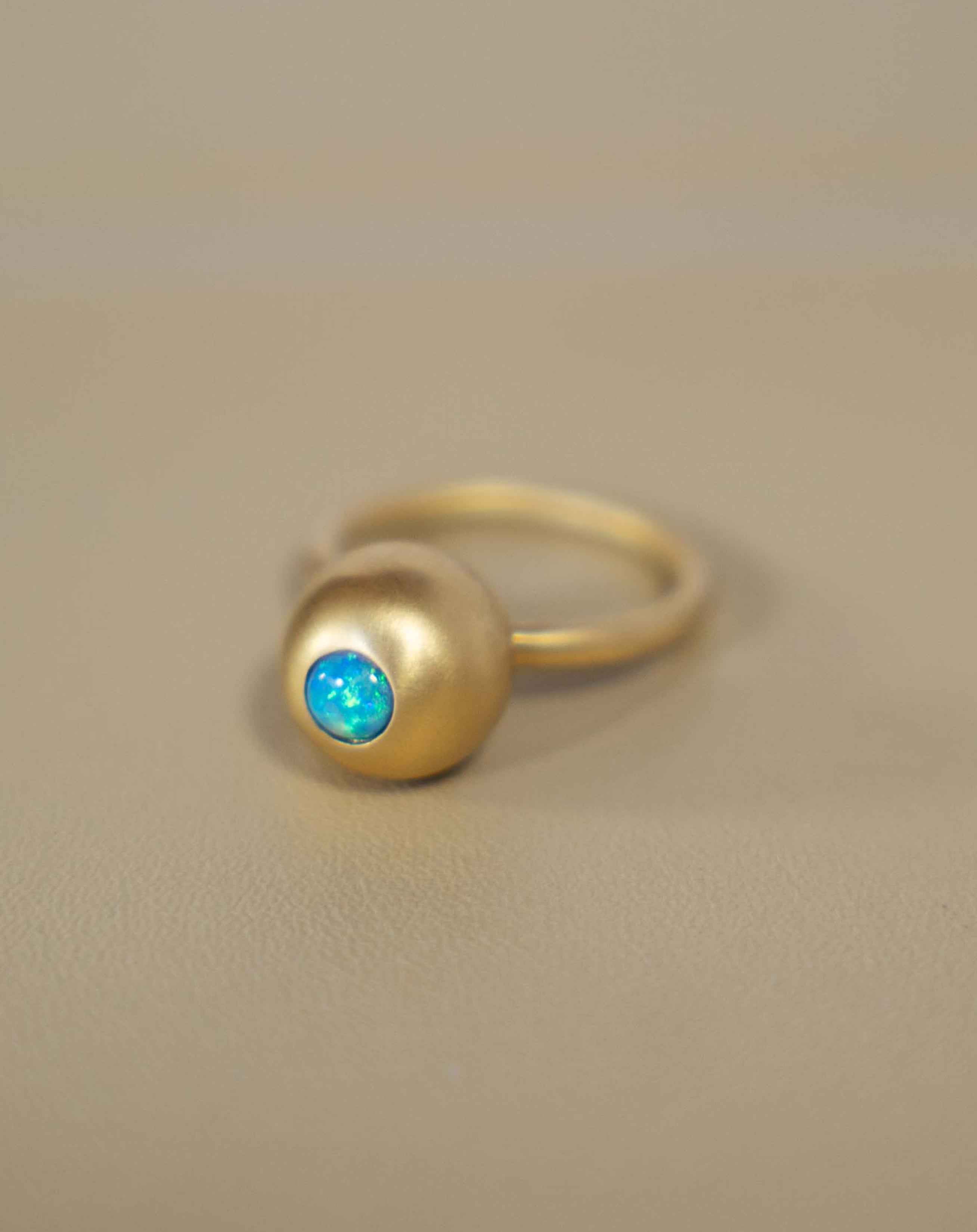 (K18)Opal Ring