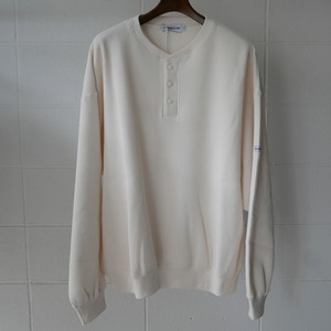 COOTIE N/C Waffle Henley-Neck Pullover
