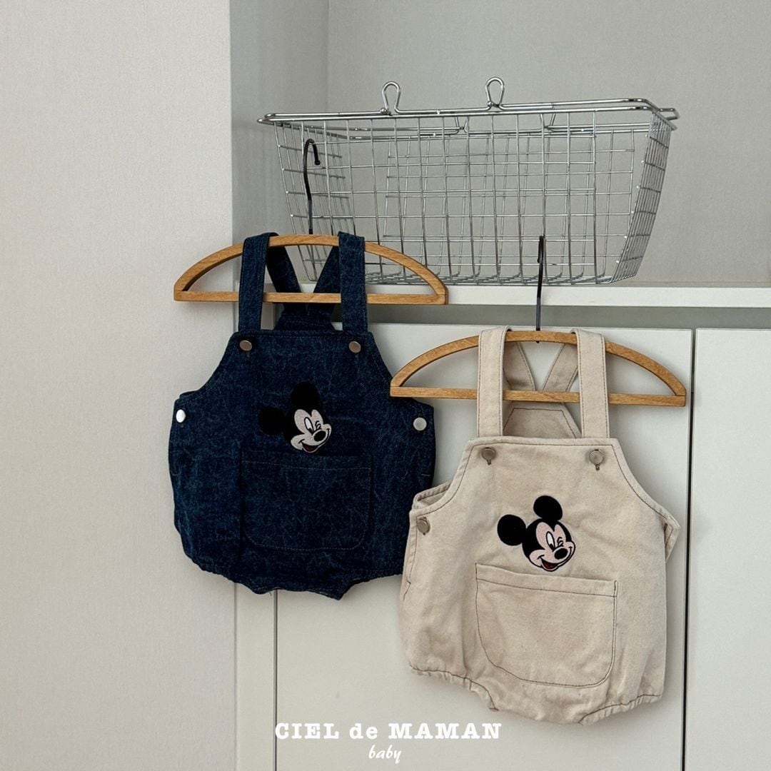 ミッキーオーバーオール XS,S,M, / Ciel de maman | 韓国子供服 lilikids ミッキーオーバーオール XS,S,M, / Ciel de maman | 韓国子供服 lilikids
