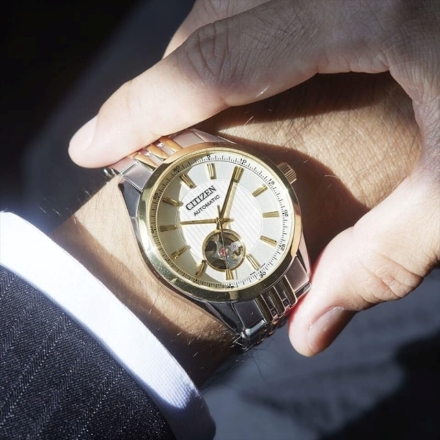 CITIZEN COLLECTION シチズンコレクション メカニカル 機械式 シースルーバック メンズ腕時計 NH9114-99P