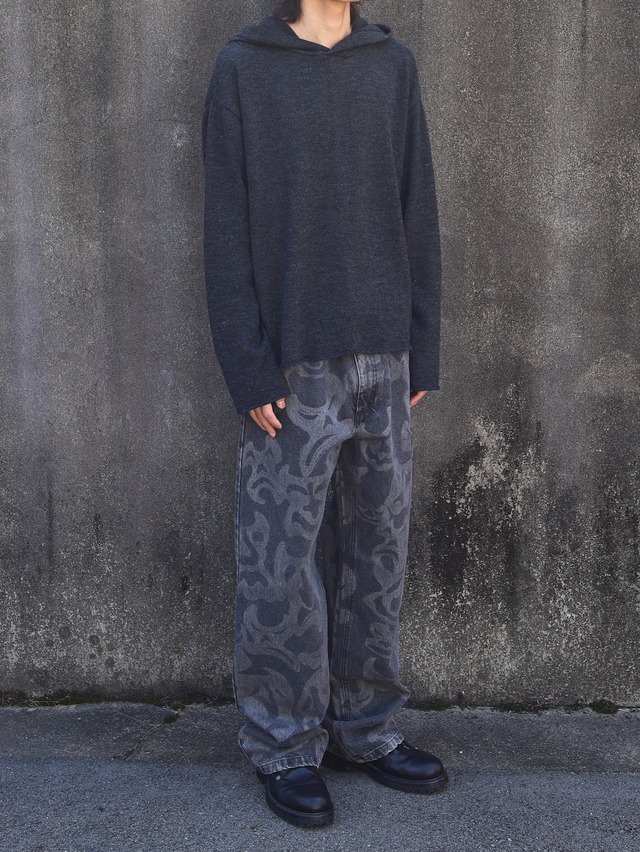 【26aw/ROLDSKOV】rambo hoodie grey