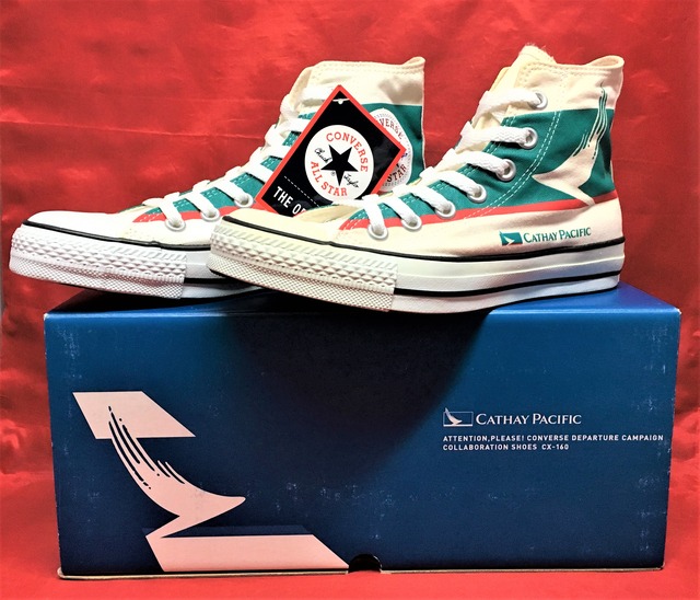 CONVERSE（コンバース） ALL STAR Cathay Pacific HI（オールスター キャセイパシフィック）航空会社コラボ 4 23cm❶