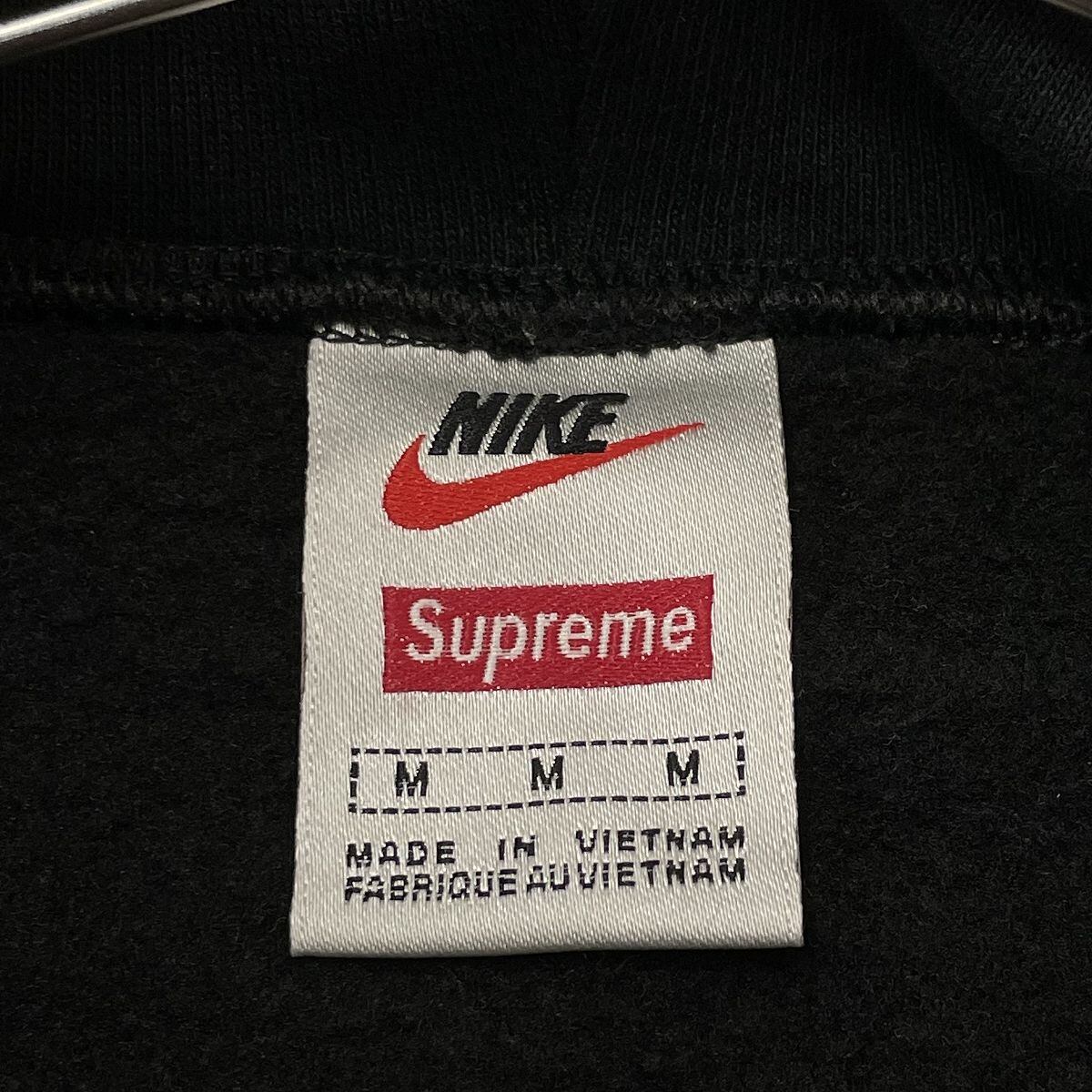 美品Supreme NIKE Leather Hooded Sweatshirt