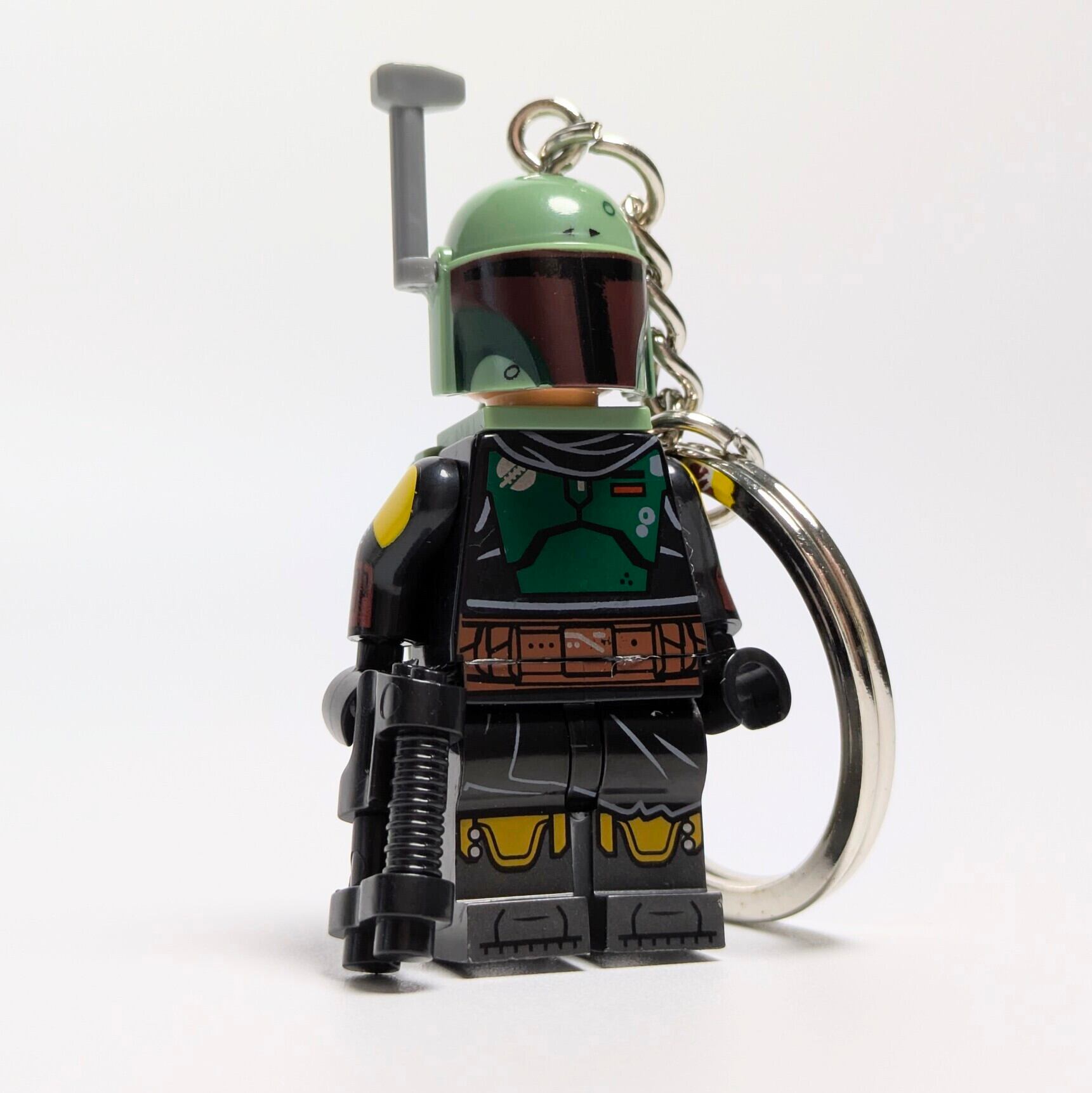 ♧【 ブロックフィギュアキーホルダー 】Boba Fett ( ボバ・フェット ) / スターウォーズ（Star Wars）/ マンダロリアン 〚アメリカン雑貨 アメトイ〛