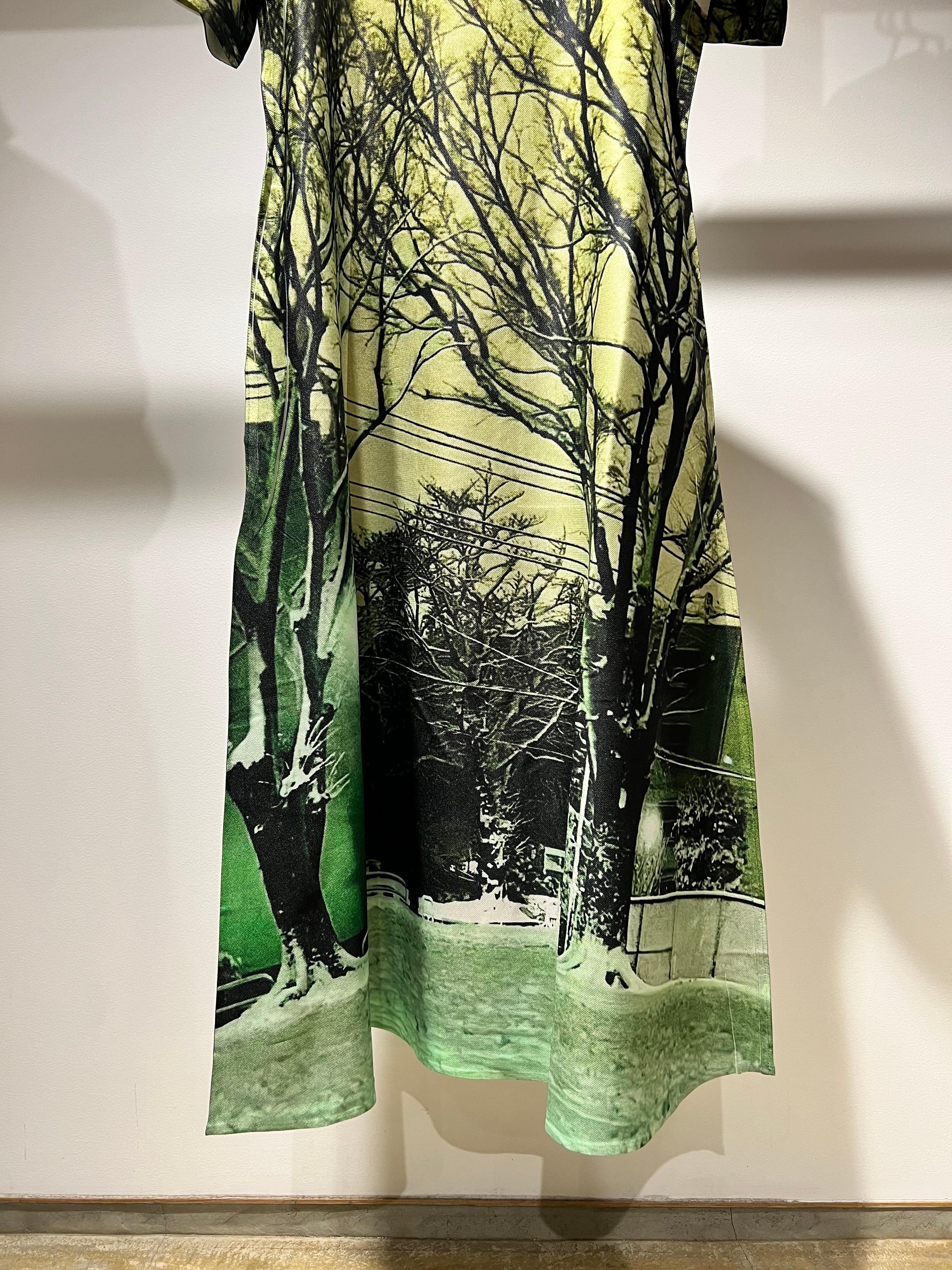 NONTOKYO✨landscape print one piece 23SS】NONTOKYO landscape print one piece