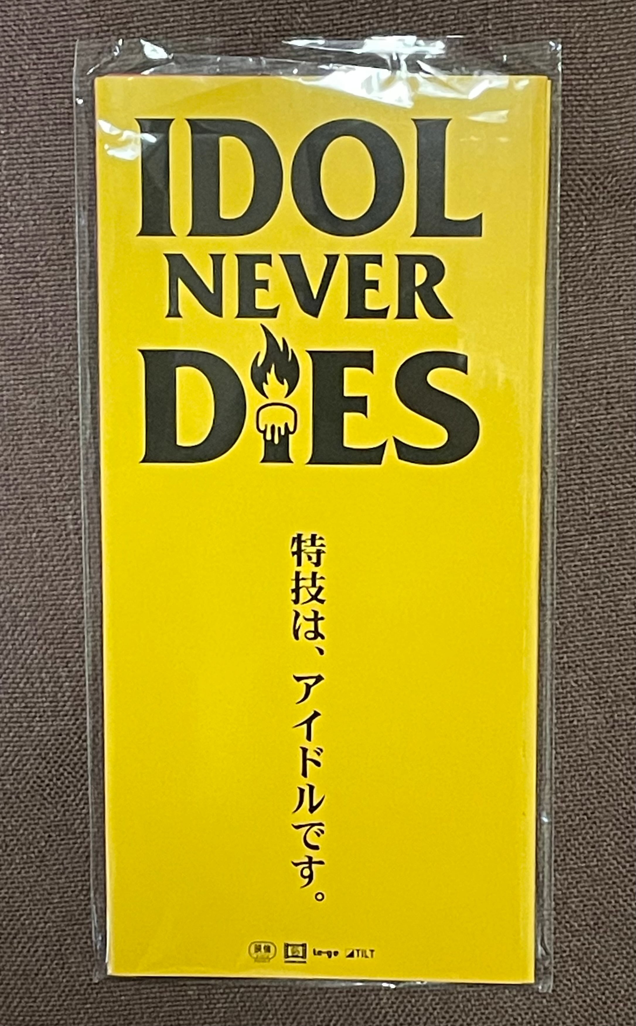 工藤菫：サイン入り缶バッチ＋DVD +オマケ | 映画『IDOL NEVER DiES