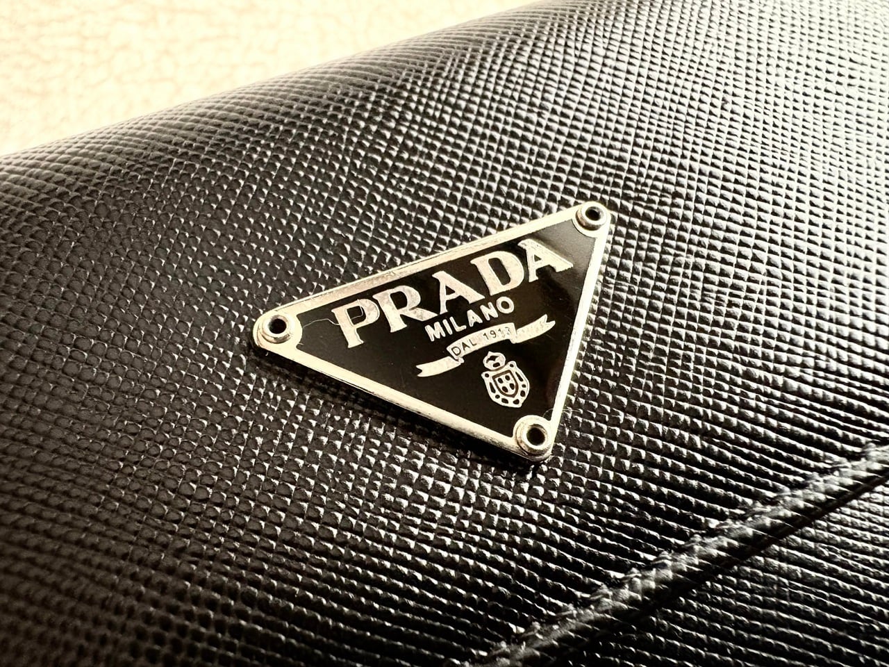 PRADA Saffiano M170A leather wallet BLACK MADE IN ITALY | AFTER DARK