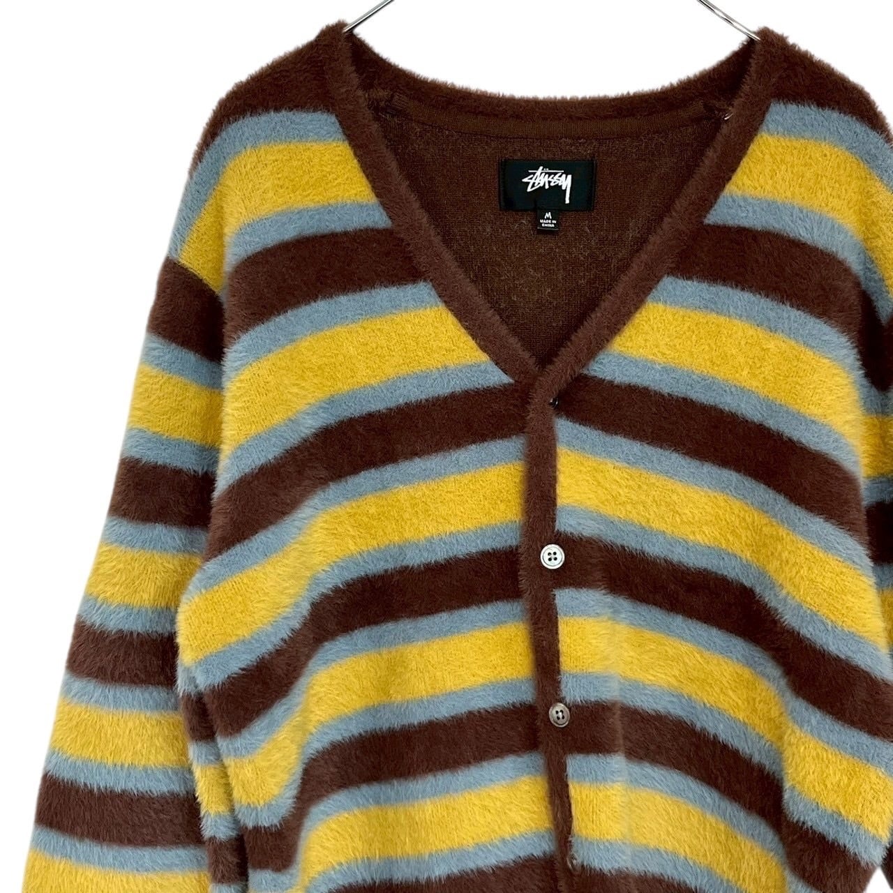stussy ステューシー カーディガン M ボーダー | 古着屋SAKASHITA