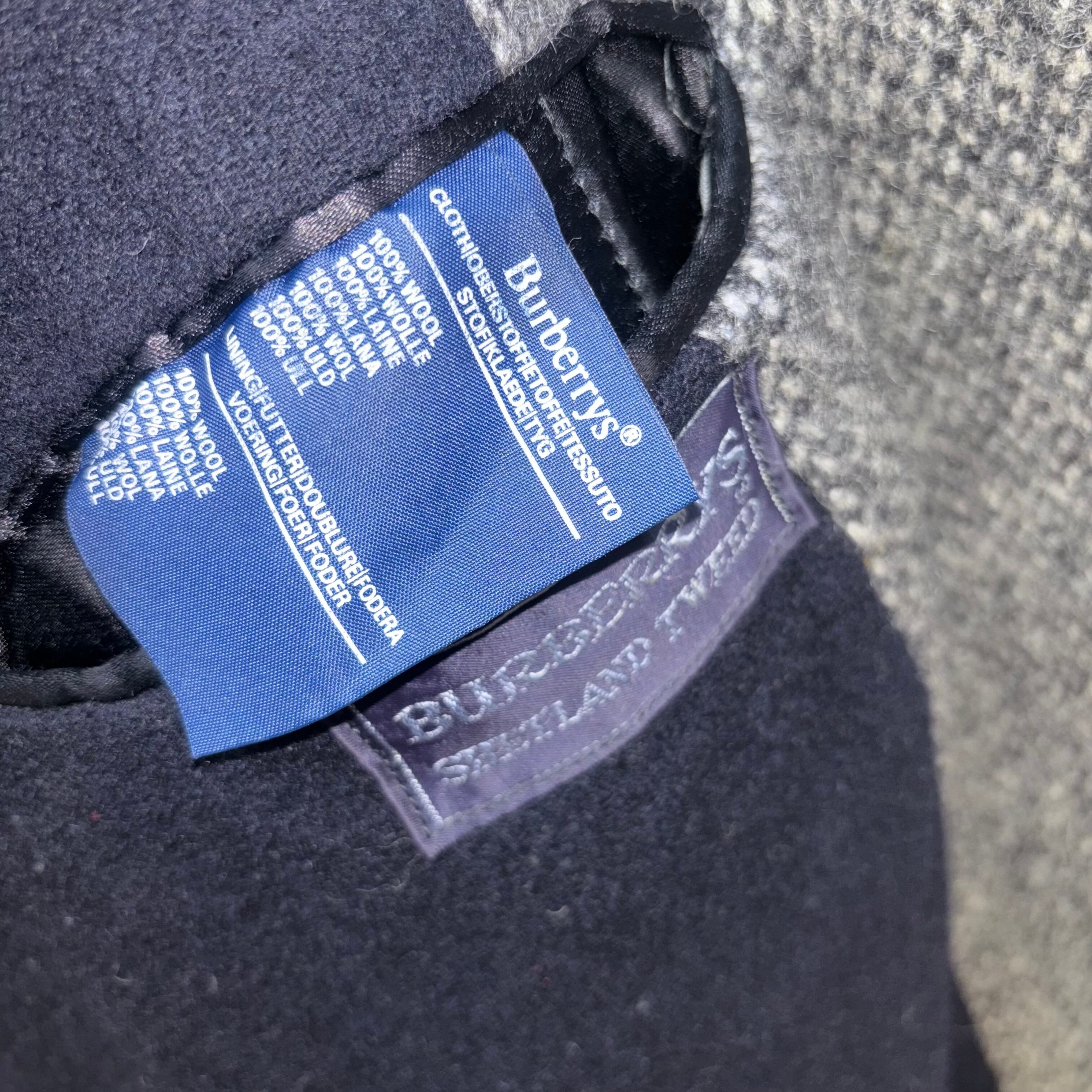 80s Burberrys SHETLAND TWEED シェットランドツイード バーバリー