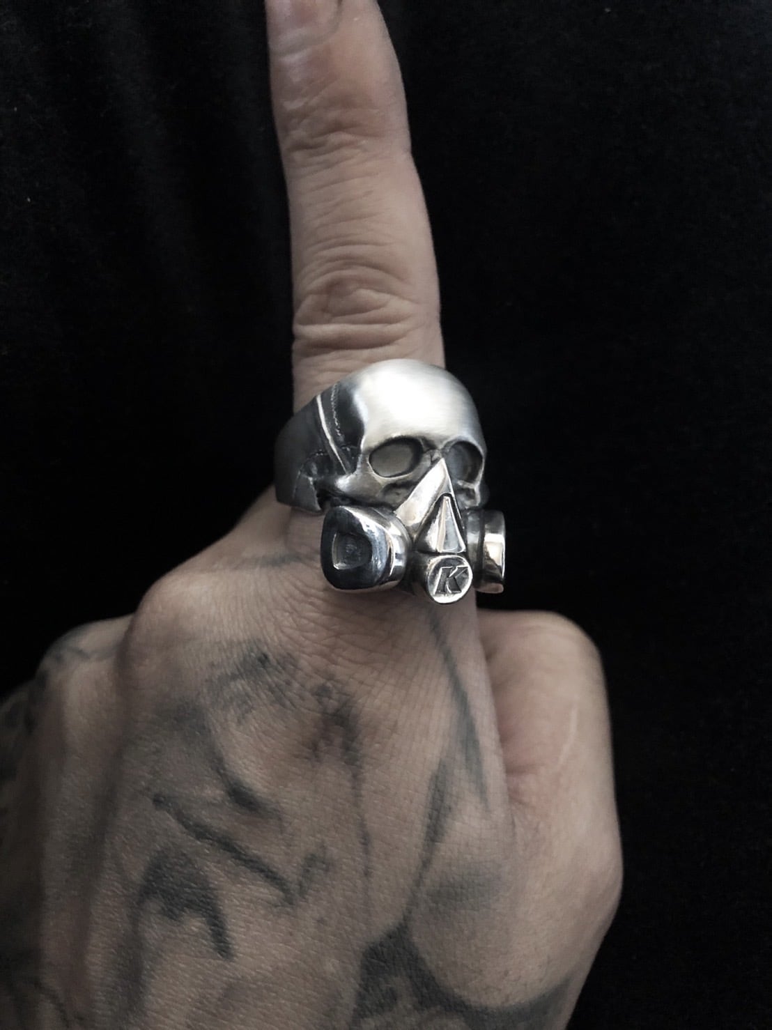 DOG STATE × K.P.W PAINTER SKULL RING | KAMIKAZE