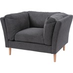 フォーク 1人掛 木フレーム Sバネ ウィービングベルト ポリエステル