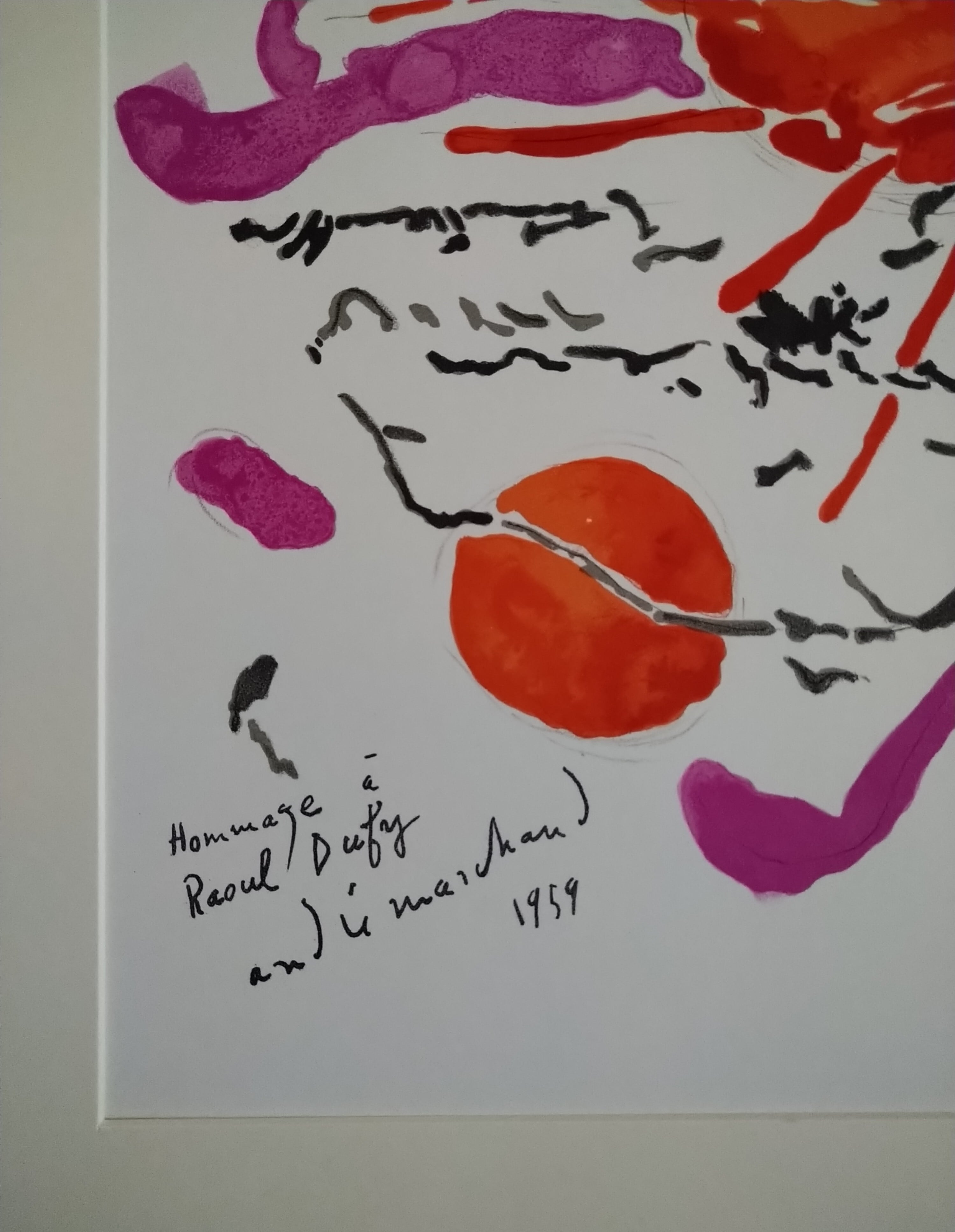 bcラウル・デュフィのコンサート　リトグラフ　本物保証 bcラウル・デュフィのコンサート リトグラフ 本物保証 版画