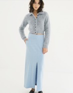 CLANE ANGORA SHORT KNIT CARDIGAN 2色展開