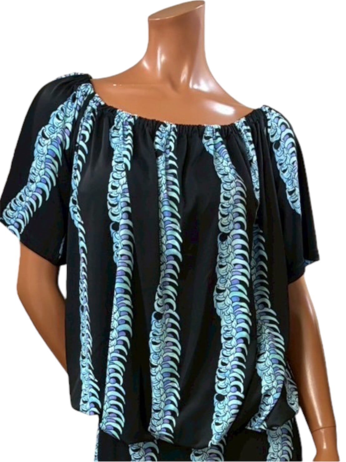 NEWアイテム!KawaiiTops ジェイド柄 ブラック