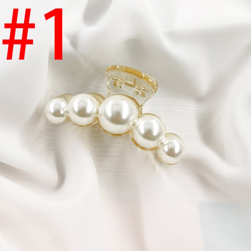 ✨秋冬 ふわふわ アンティーク ビーズ ヘアクリップ ✨大人可愛い