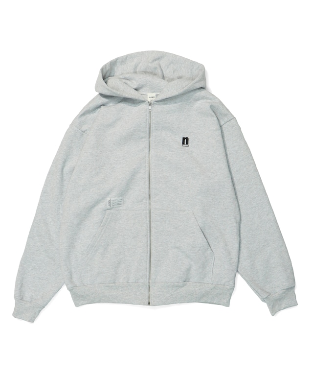 14oz Zip Hoodie / A.GREY