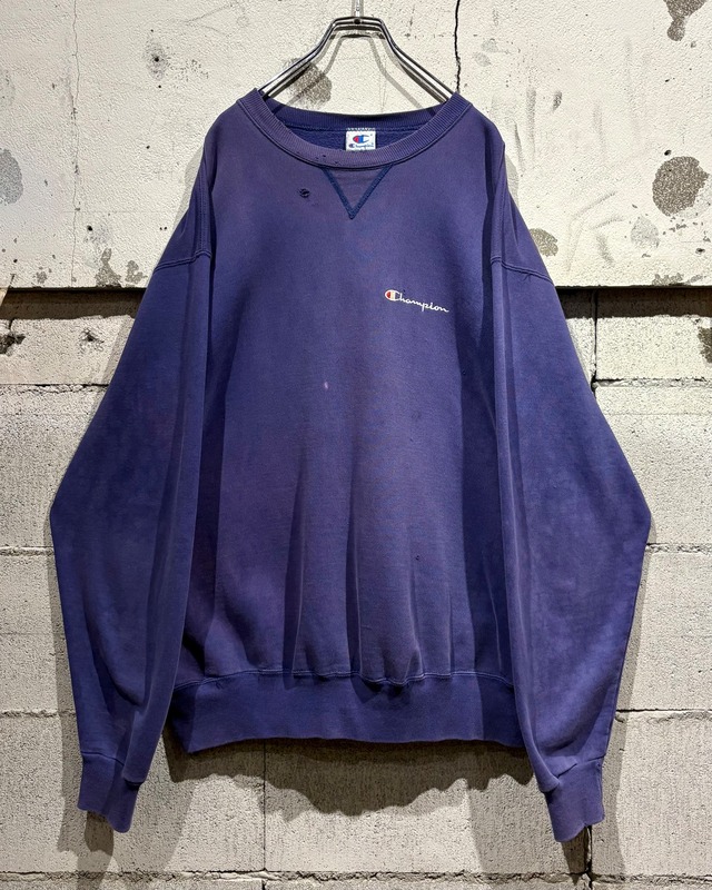 【Caka otto】90's “Champion”  Special Aging Vintage Loose Sweatshirt